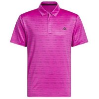 adidas STRIPE ZIPPER Halbarm Polo pink