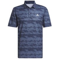 adidas Ultimate365 HEAT.RDY Stripe Halbarm Polo blau