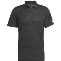 adidas Ultimate365 Textured Stripe Halbarm Polo anthrazit