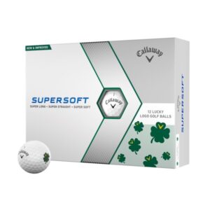 Callaway Supersoft 23 LUCKY Limited Golfbälle - 12er Pack weiß