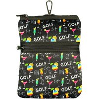 cbf moda Clip on Golfaholic schwarz