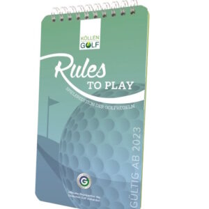 Golfregeln - Rules to Play (2023) Regelbuch Heft