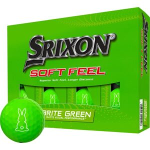 Srixon Golfball SoftFeel Brite &quotOster-Edition&quot - 12Pack grün