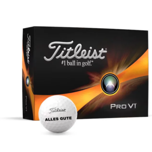 Titleist Pro V1 2023 Golf-Ball weiß 12 Bälle mit Logo: ALLES GUTE