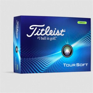Titleist Tour Soft Golf-Ball Grün 2024 12 Bälle